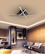 29W LED paviršinis šviestuvas, montuojamas prie lubų „LORIA“, su valdymo pulteliu, juodas - Image 2