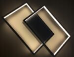 45W LED paviršinis šviestuvas, montuojamas prie lubų „POLARIS“, su valdymo pulteliu, juodas - Image 2