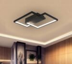 45W LED paviršinis šviestuvas, montuojamas prie lubų „POLARIS“, su valdymo pulteliu, juodas - Image 3