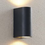 Sieninis lauko šviestuvas LUNA, 2xGU10, IP44, juodos spalvos - Image 2