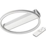 33W LED paviršinis šviestuvas, montuojamas prie lubų „TAURUS“, su valdymo pulteliu, baltas