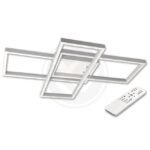 72W LED paviršinis šviestuvas, montuojamas prie lubų „ORION“, su valdymo pulteliu, baltas