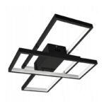 72W LED paviršinis šviestuvas, montuojamas prie lubų „ORION“, su valdymo pulteliu, juodas - Image 4